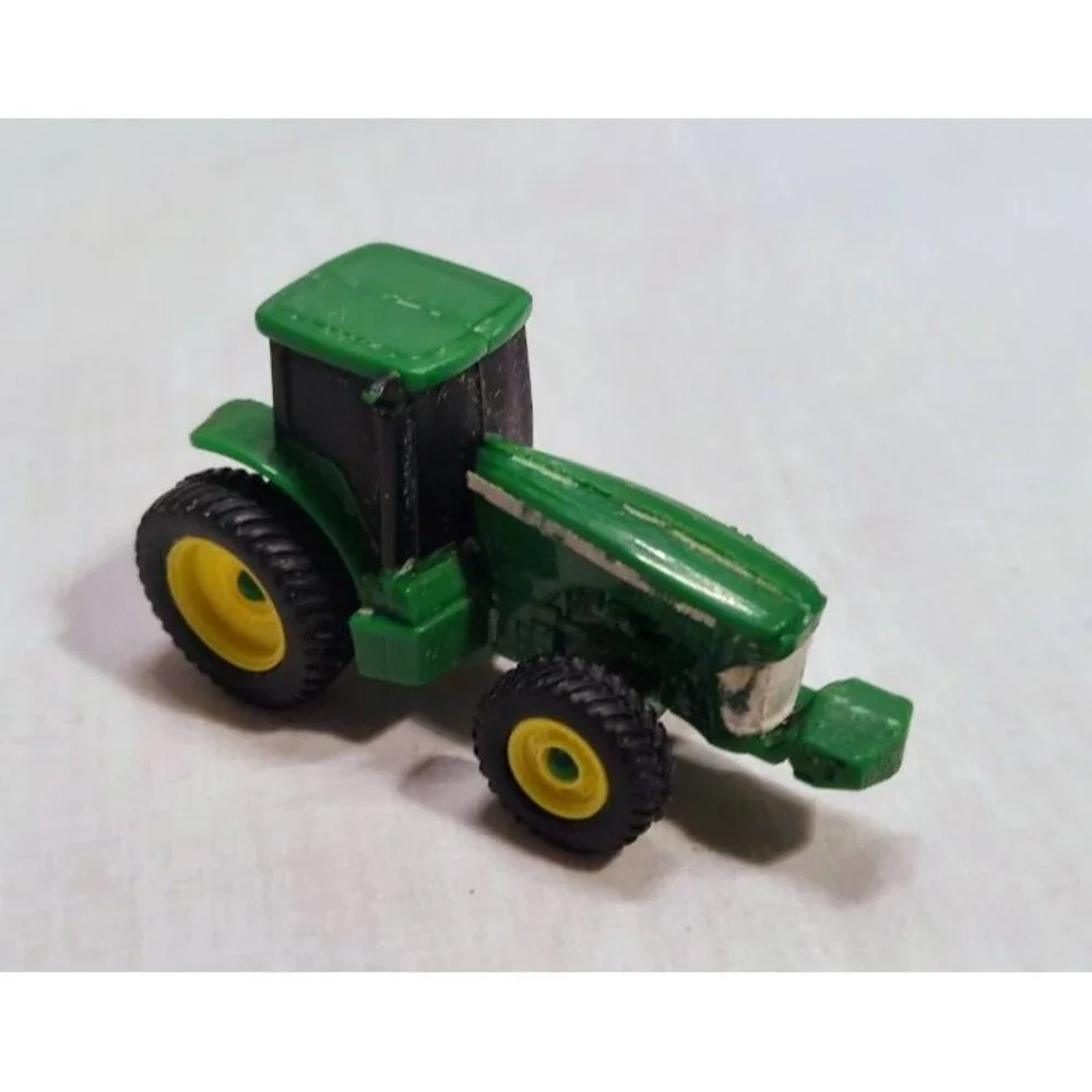 Vintage ERTL John Deere Tractor Diecast Toy Car Farm Equipment w/ Trailer Hitch